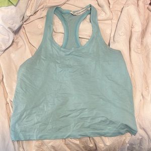baby blue lululemon tank top